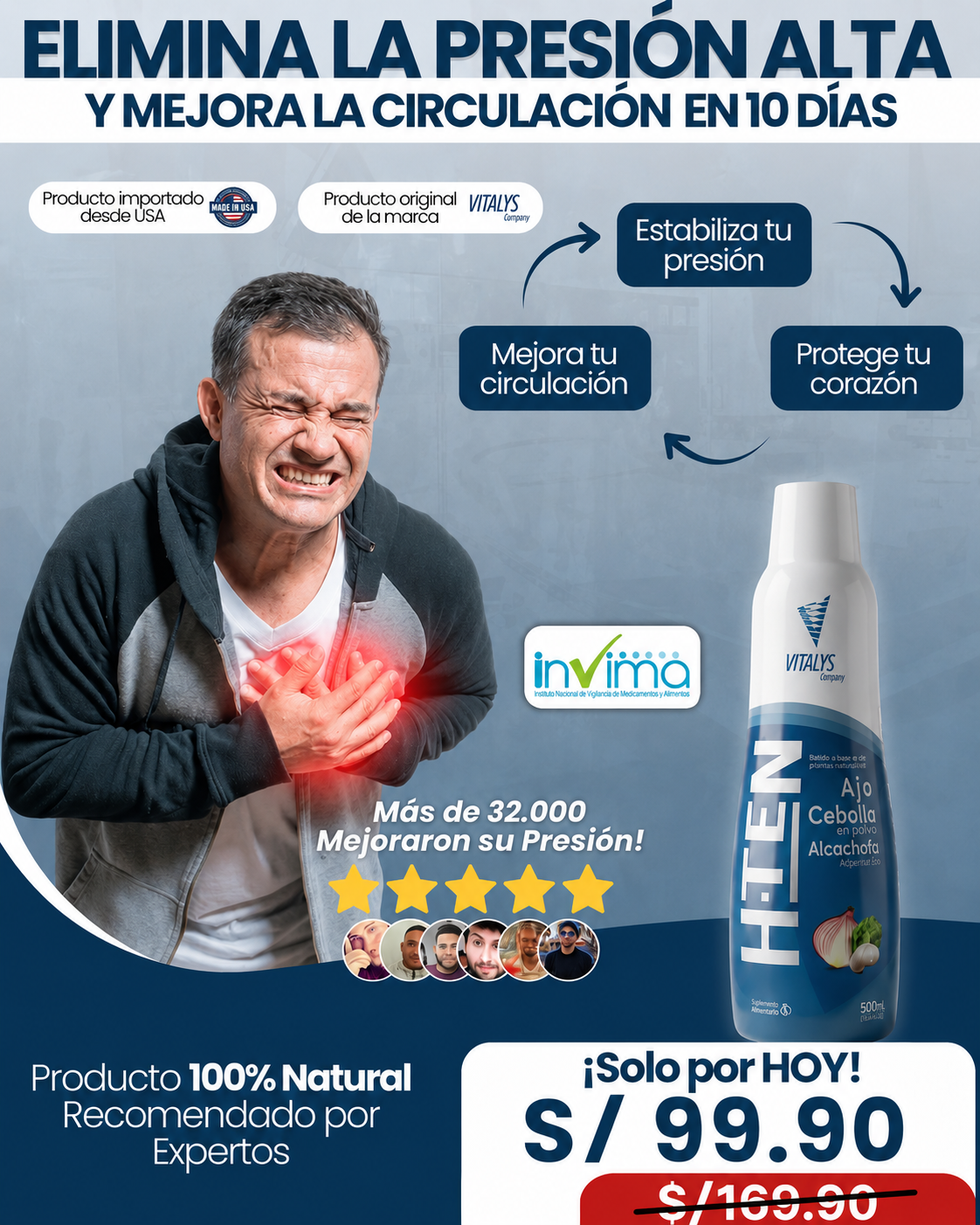 ELIMINA LA PRESIÓN ALTA Y PROTEGE TU CORAZÓN DE FORMA NATURAL