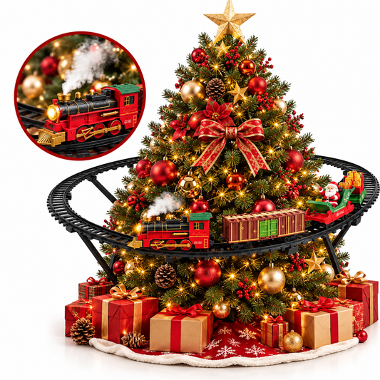 Tren Navideño / La Decoración Que Transforma Tu Árbol En Una Escena Navideña Mágica