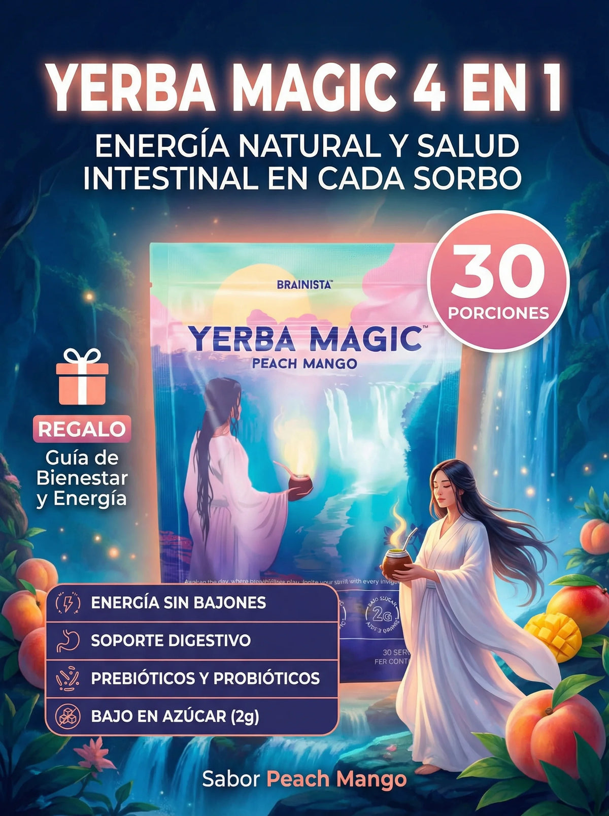 Yerba Magic 4 en 1 – Energía Natural y Salud Intestinal en Cada Sorbo