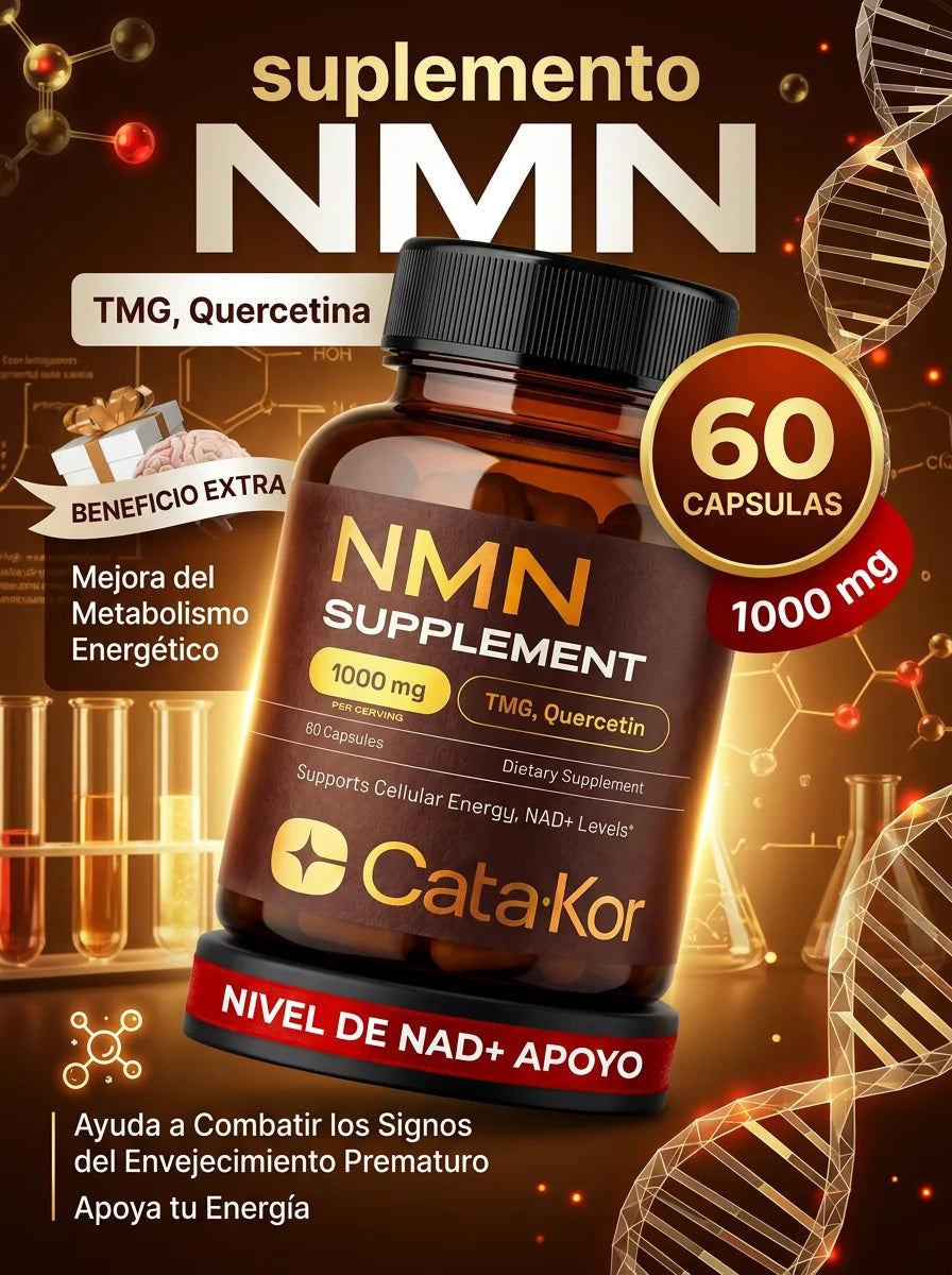 NMN suplement – Ayuda a Combatir los Signos del Envejecimiento Prematuro y Apoya tu Energía