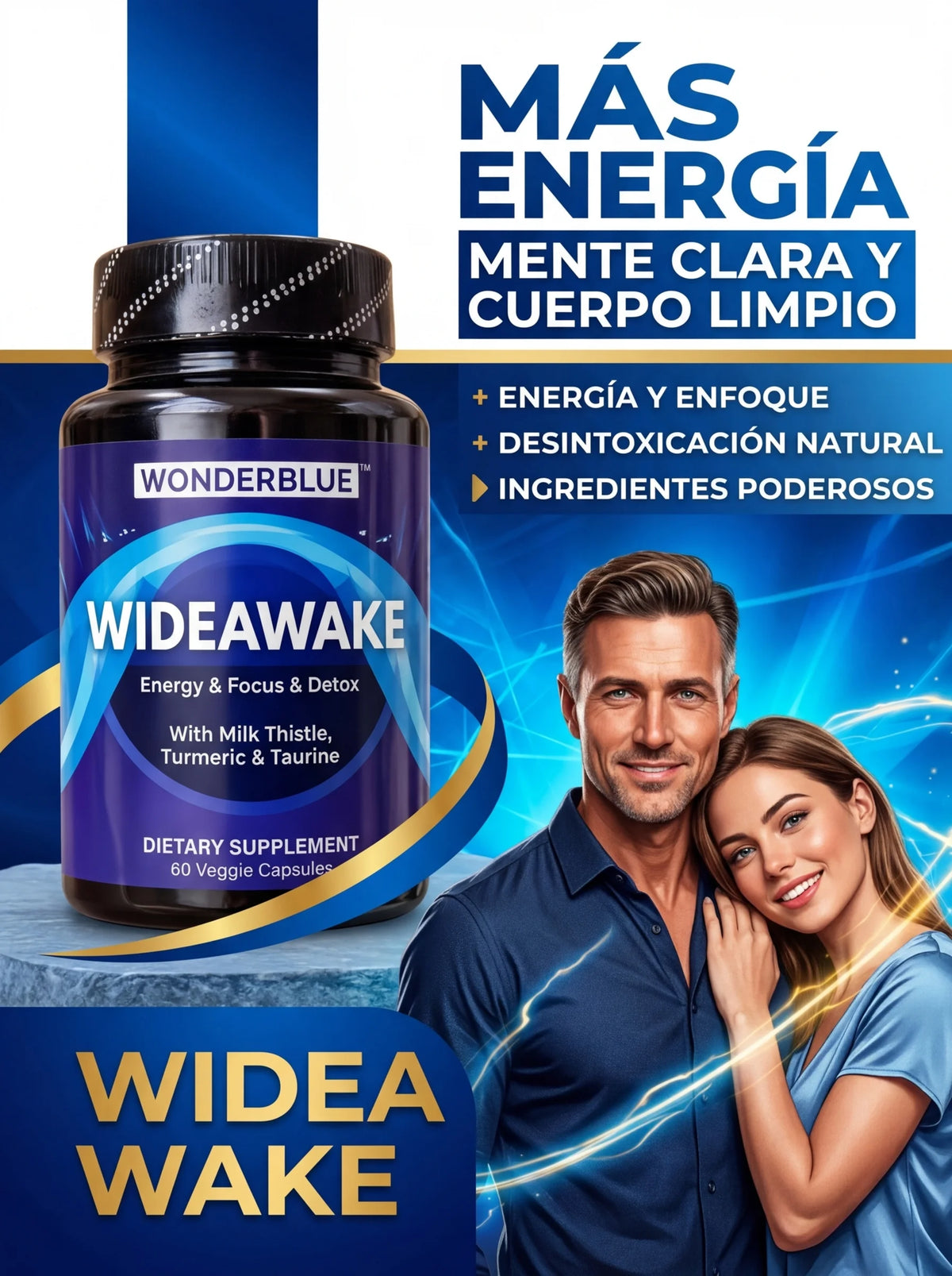 Wideawake-  Más Energía, Mente Clara y Cuerpo Limpio