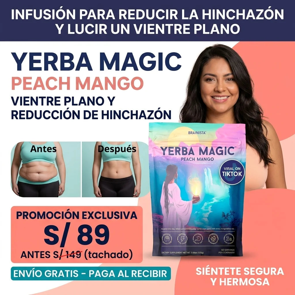 Yerba Magic -  Infusión para Reducir la Hinchazón y Lucir un Vientre Plano