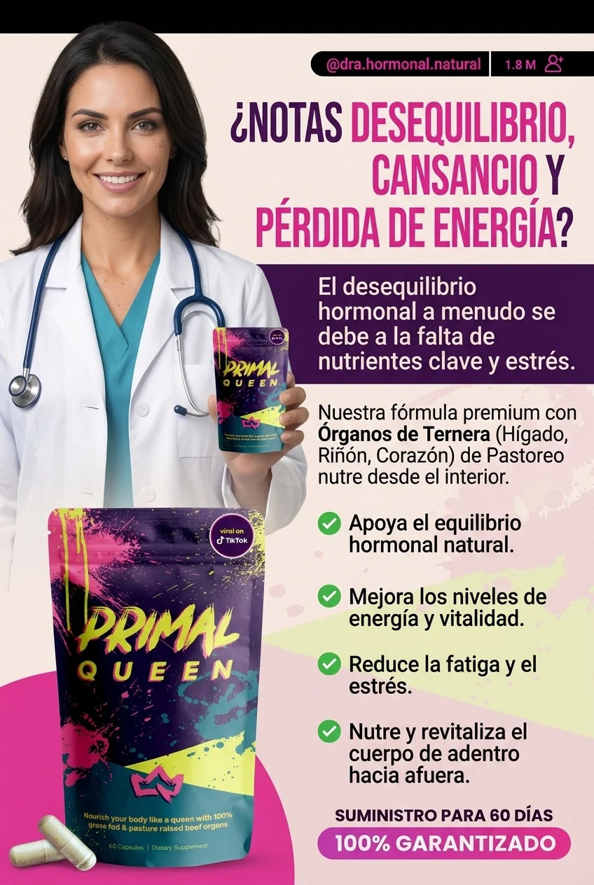 Primal Queen – Equilibrio Hormonal Natural para Mujeres
