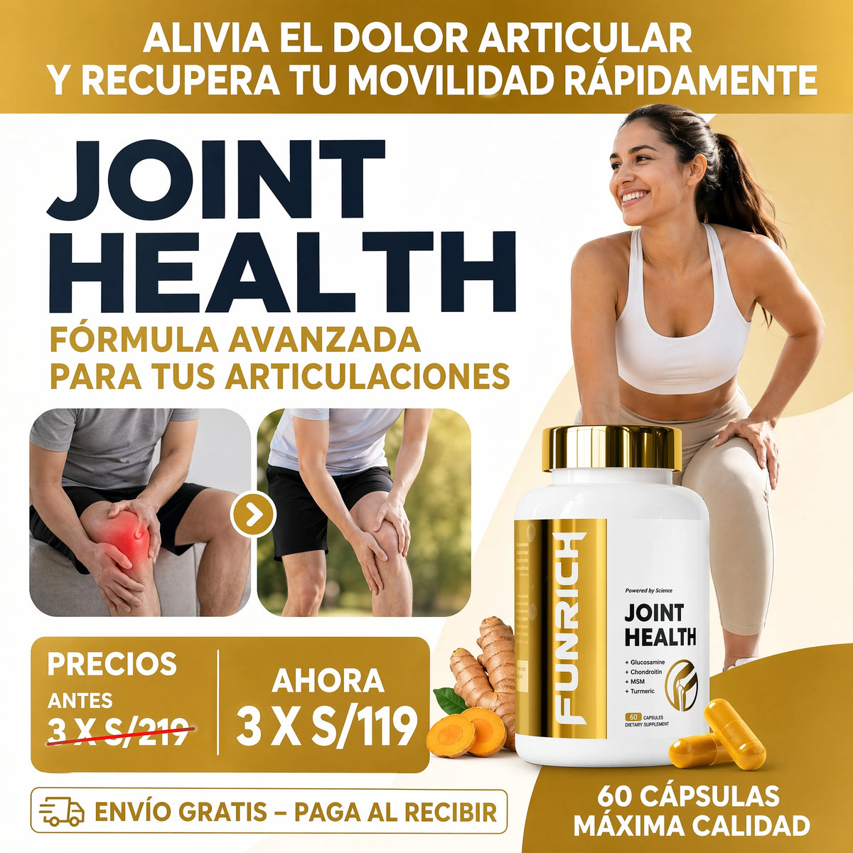 Joint Health – Alivia el Dolor Articular y Recupera tu Movilidad Rápidamente