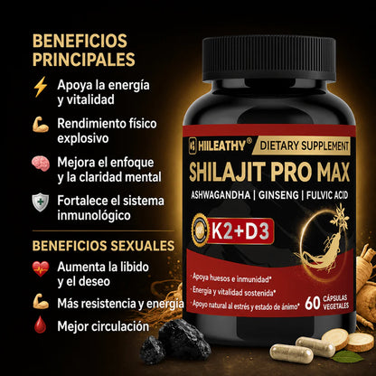 Shilajit Pro Max - Optimiza tu potencia