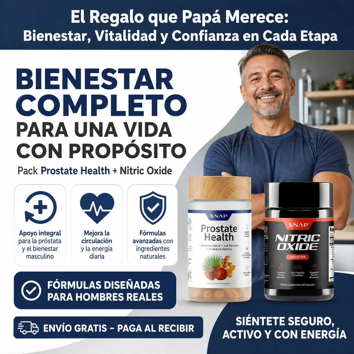 El Regalo que Papá Merece: Bienestar, Vitalidad y Confianza en Cada Etapa