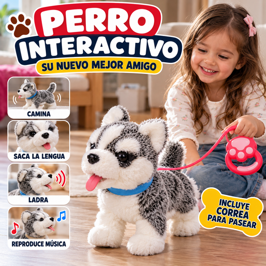 ¡Perrito Interactivo: El Compañero Que Camina, Ladra Y Divierte A Tus Pequeños!
