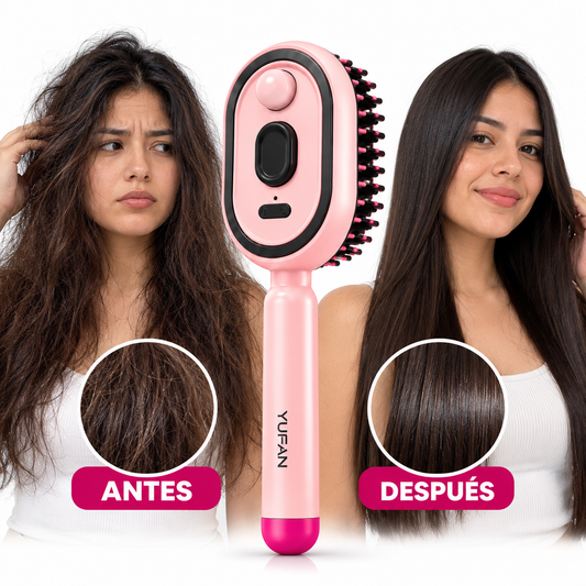 Cepillo de Vapor 3 en 1: Cabello Más Suave, Ordenado y Sin Frizz en Minutos