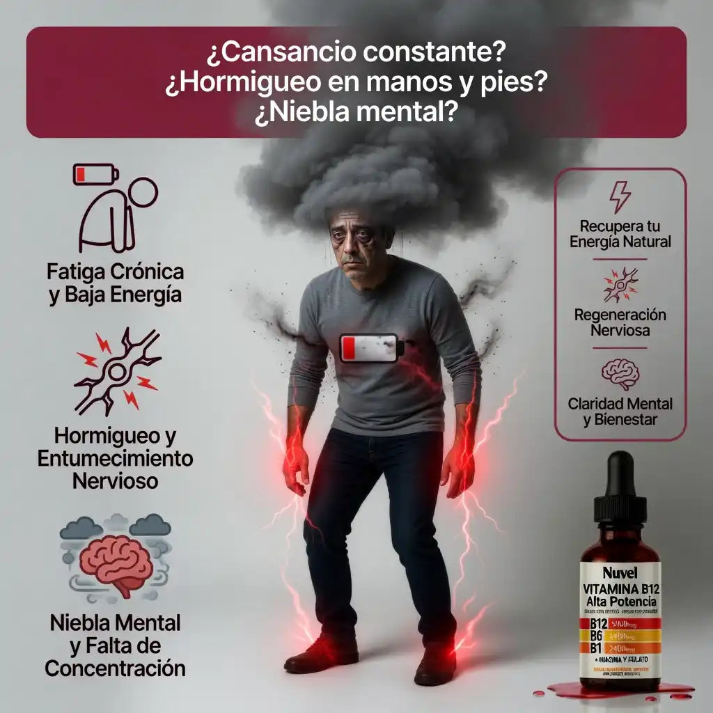Oferta 2X1 Complejo B Activo Sublingual Nuvel