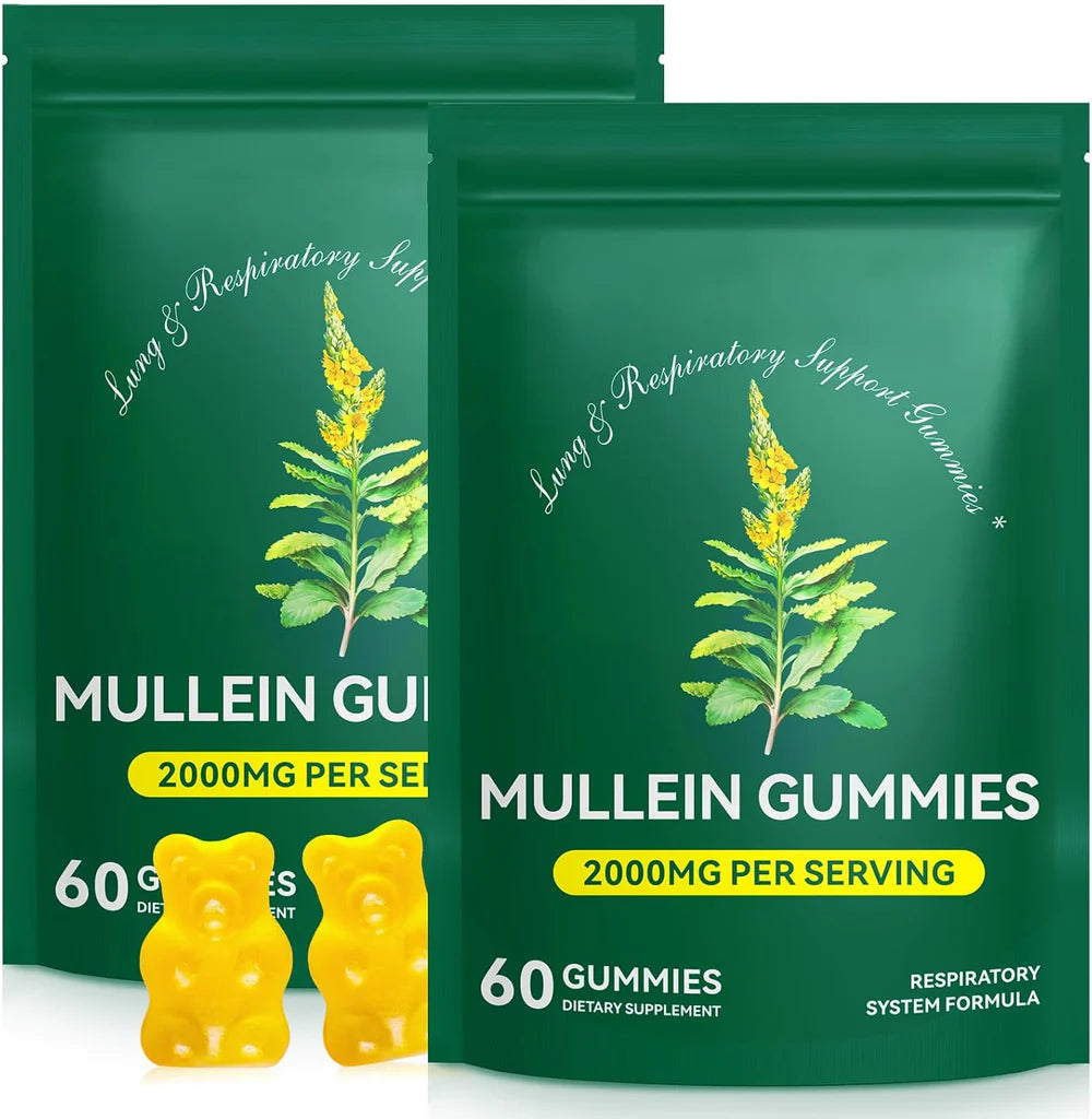 RespiraFuerte™ | Gominolas Detox Pulmonar con Mullein