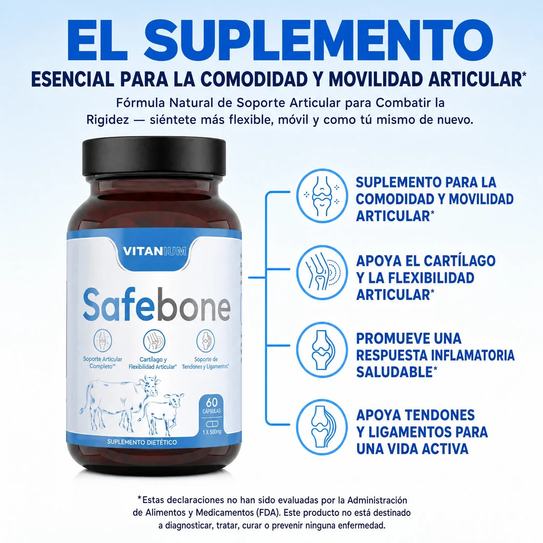 Safebone® — Alivia de forma natural la inflamación de articulaciones para recuperar movimiento cómodo y sin dolor