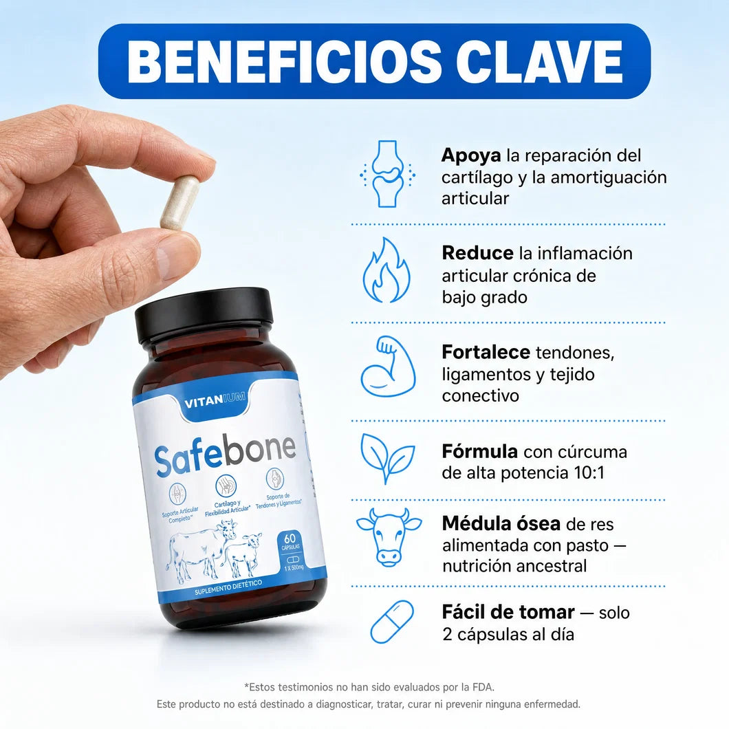 Safebone® — Alivia de forma natural la inflamación de articulaciones para recuperar movimiento cómodo y sin dolor