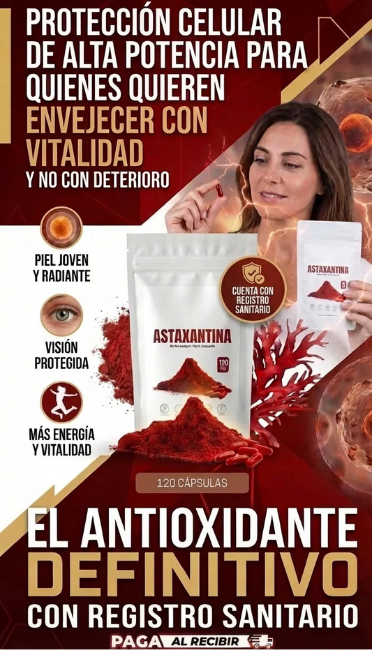Astaxantina antioxidante de alta potencia